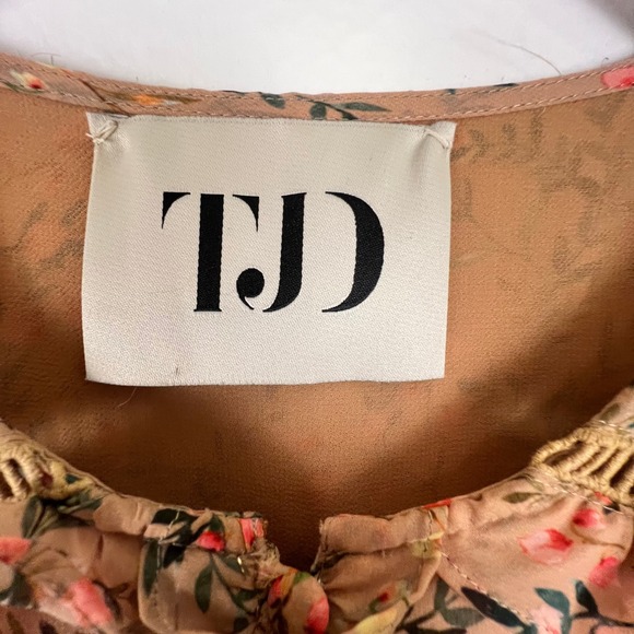 Cottagecore Floral Boho Maxi Dress Small Ruffled Tiered Yellow Fairy Coquette - Picture 7 of 13